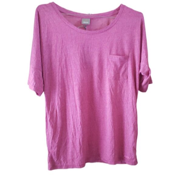 Brand New Bench Downtown Pink Activewear T-Shirt with Pocket - Picture 1 of 3